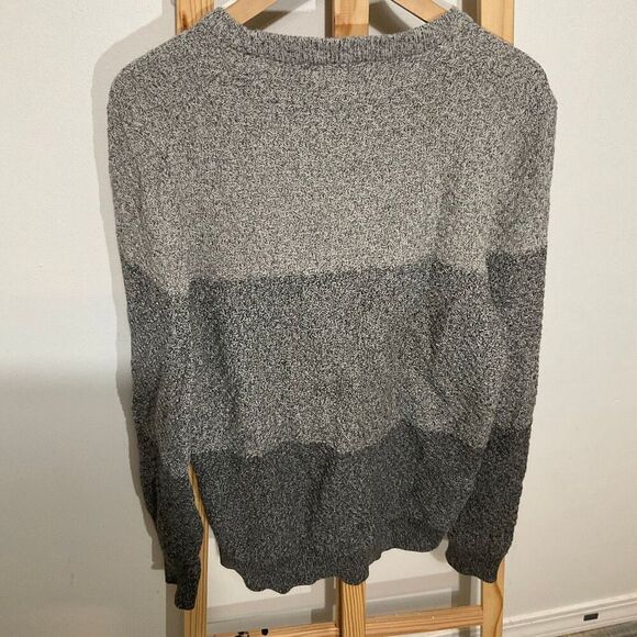 London Fog men’s multicolor gray crewneck sweater size large - Picture 2 of 7